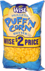 Wise Hulless Puff'n Corn Butter