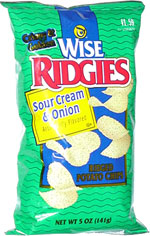 Wise Ridgies Sour Cream & Onion
