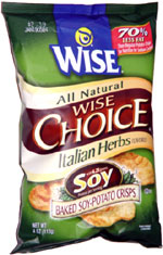 Wise Choice Italian Herbs Baked Soy-Potato Crisps