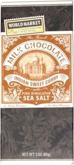 World Market Milk Chocolate Indian Sweet Curry with Pink Himalayan Sea Salt