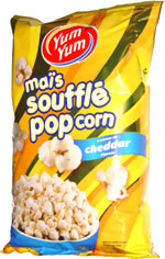 Yum Yum Cheddar Popcorn