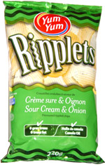 Yum Yum Ripplets Sour Cream & Onion
