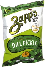 Zapp's Potato Chips Potbelly Brand Dill Pickle
