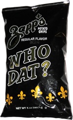Zapp's Potato Chips Regular Flavor Who Dat?