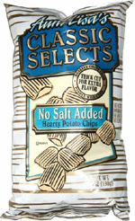 Aunt Lisa's Classic Selects No Salt Added Hearty Potato Chips