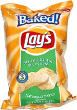 Lay's Baked Sour Cream & Onion Potato Crisps