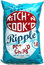 Curry's Kitch'n Cook'd Ripple Potato Chips