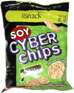 iSnack Soy Cyber Chips Roasted/Toasted Garlic & Onion