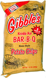 Gibble's Krinkle Kut Bar-B-Q Potato Chips
