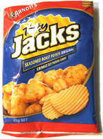 Arnott's Tasty Jacks Seasoned Roast Potato Original Crinkle Cut Potato Chips