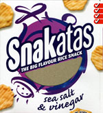 Snakatas Sea Salt & Vinegar Rice Snacks