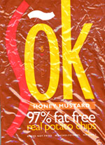S'OK Honey Mustard 97% fat free real potato chips