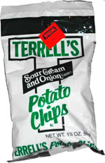 Terrell's Sour Cream and Onion Flavored Potato Chips