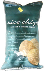 Trader Joe's Rice Chips Sea Salt & Cracker Pepper