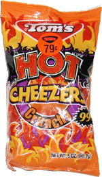 Tom's Hot Cheezers Crunchy