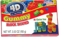 4D Gummy Block Shaped