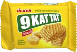 Ülker 9 Kat Tat Muzlu Kremalı Gofret