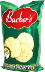 Backer's Sour Cream and Onion Potato Chips