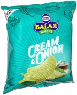 Balaji Wafers Cream & Onion