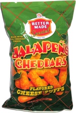 Better Made Special Jalapeño Cheddars Flavored Cheese Puffs