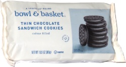 Bowl & Basket Thin Chocolate Sandwich Cookies