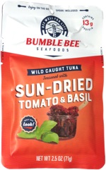Bumble Bee Seafoods Wild Caught Tuna Sun-Dried Tomato & Basil