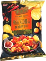 Cadina Potato Chips Crinkle Cut XO Sauce Flavor