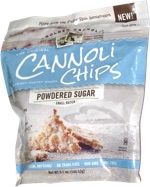 Cannoli Chips Powdered Sugar