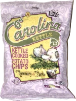 Carolina Kettle Cooked Potato Chips Rosemary & Garlic