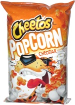 Cheetos Cheddar Popcorn, Cheddar Popcorn Meets Cheetos Cheesy