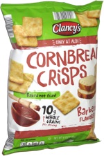 Clancy's Cornbread Crisps Barbecue Flavored
