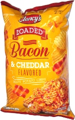 Clancy's Loaded Bacon & Cheddar Flavored Wavy Potato Chips