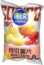 Copico Fresh-Cut Potato Chips Spicy Crayfish Flavor