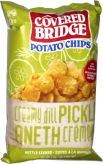 Covered Bridge Potato Chips Creamy Dill Pickle Kettle Cooked