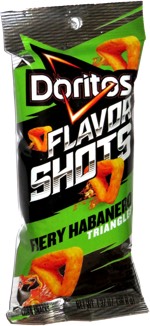 Doritos Flavor Shots Fiery Habanero Triangles