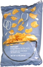 Festligt Sour Cream & Onion