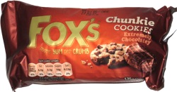 Fox's Chunkie Cookies Extremely Chocolatey