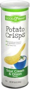 Good & Smart Potato Crisps Sour Cream & Onion