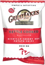 Great Lakes Potato Chip Co. Kettle Cooked Michigan Cherry BBQ Potato Chips