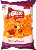 Gusto Paprika Flavoured Corn Puffs