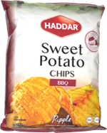 Haddar Sweet Potato Chips BBQ