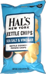 Hal's New York Kettle Chips Sea Salt & Vinegar