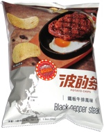 Hwa Yuan Potato Chips Black Pepper Steak