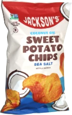 Jackson's Coconut Oil Sweet Potato Chips Sea Salt Kettle Cooked