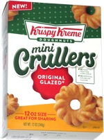 Krispy Kreme Doughnuts Mini Crullers Original Glazed