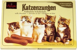 Katzenzungen Vollmilch-Schokolade
