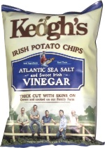 Keogh's Irish Potato Chips Atlantic Sea Salt and Sweet Irish Vinegar