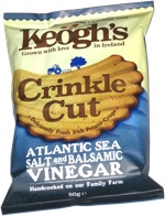 Keogh's Crinkle Cut Atlantic Sea Salt and Balsamic Vinegar