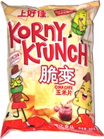 Oishi Korny Krunch Barbecue Flavor
