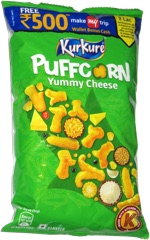 Kurkure Puffcorn Yummy Cheese